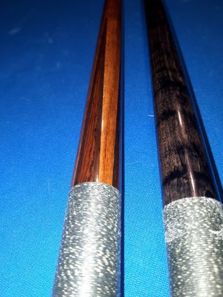 Two Vintage Collectable Pool Cues: Joss 95 - 03 & Brunswick Magnum MG - 5 (by Joss) 10