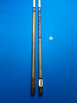 Two Vintage Collectable Pool Cues: Joss 95 - 03 & Brunswick Magnum MG - 5 (by Joss) 8