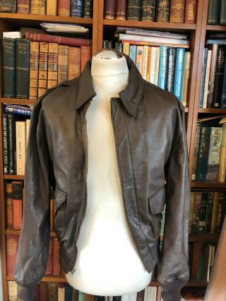 Vintage Cooper Type A 2 Leather Flying Jacket Size 40
