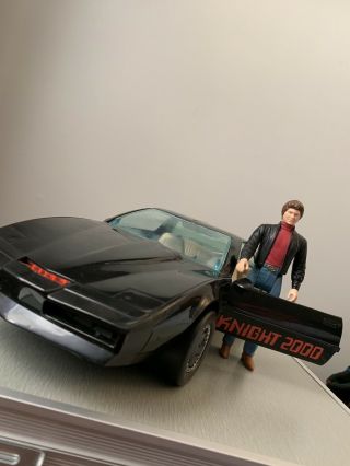 1983 Vintage Kenner Knight Rider Knight 2000 Voice Car With Michael And Box