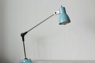 Vintage Industrial Articulated Work Lamp Architect Desk Table Light Bauhaus 60s