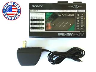 Vintage Sony Fm/am Walkman Cassette Player Wm - F18/f28 Japan