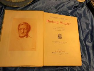 Vintage Richard Wagner Houston Stewart Chamberlain 1897 1st English Ed.  JW Dent 3