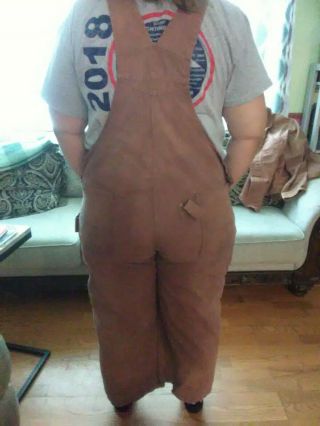 Vintage 1960 Carhartt Union Made Sanforized Overalls And Jacket Size L/XL 3