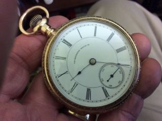 Non Magnetic Watch Co 18s Paillards Patented Balance Spring Pocket Watch