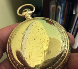 NON MAGNETIC WATCH CO 18S PAILLARDS PATENTED BALANCE SPRING POCKET WATCH 4