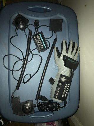 Nintendo Power Glove With Sensors Nes Controller 1989 Mattel Vintage