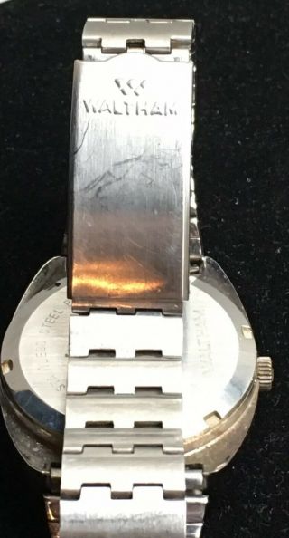 Vintage Waltham Direct Read Jump Hour Automatic Wristwatch West Germany 5
