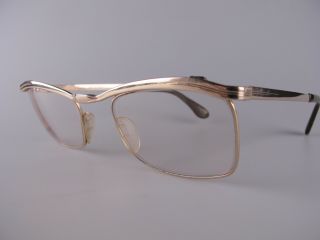 Vintage Marwitz Optima Gold Filled Eyeglasses Size 52 - 20 Made In Germany