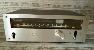 Vintage Pioneer Tx - 5300 Stereo Tuner - Great - Made In Japan -