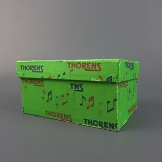 Vintage Thorens Switzerland Music Box with Wood Inlaid Box & Cylinder 8