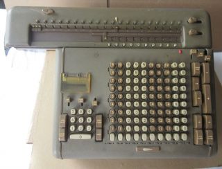 Vintage Friden Calculating Machine Adding Machine Mechanical Calculator Stw 10