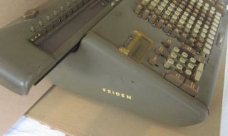 Vintage Friden Calculating Machine Adding Machine Mechanical Calculator STW 10 4