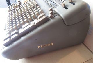 Vintage Friden Calculating Machine Adding Machine Mechanical Calculator STW 10 5