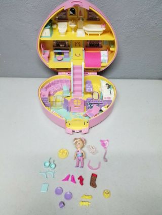 1992 Vintage Bluebird Lucy Locket Large Polly Pocket Play Case With