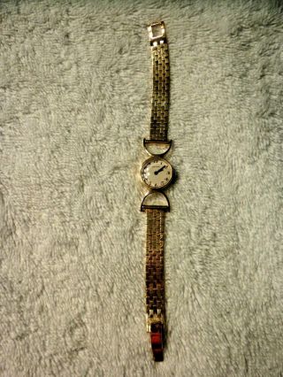 VINTAGE LONGINES LADIES’ 14K GOLD “EQUESTRIAN” WRISTWATCH WITH 14K GOLD BAND 2