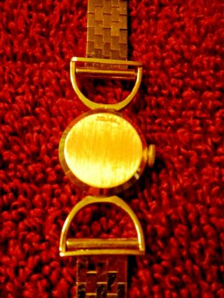 VINTAGE LONGINES LADIES’ 14K GOLD “EQUESTRIAN” WRISTWATCH WITH 14K GOLD BAND 7