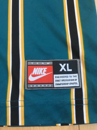 Vintage 1997 - 1998 Nike LA Galaxy MLS Soccer Jersey Green 3