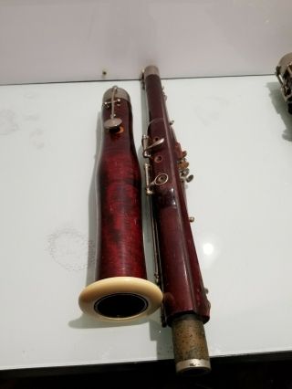 Vintage Heckel/Schreiber Bassoon ? Number 6502 10