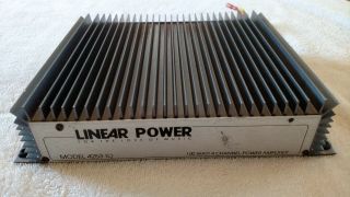 Linear Power 4253iq Lp Old School Sq Ultra Rare Titanium Color Amp 4 Channel