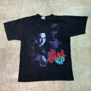 Vintage The Cure Concert T Shirt Size Xl The Prayer Tour Rare Vtg 80s Rare