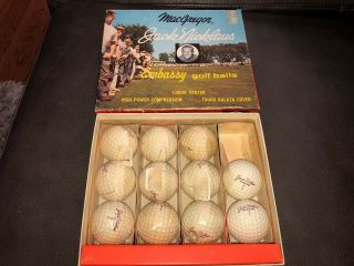 Vintage Jack Nicklaus Macgregor Embassy Golf Balls