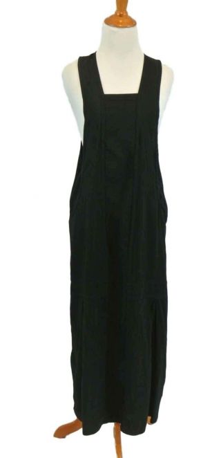 Vintage Angelheart Designs Flax Jeanne Black Lagenlook Layered Jumper Dress P