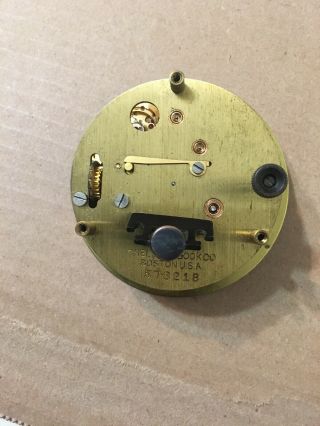 Vintage Chelsea Clock Movement From Small Desk Clock 2