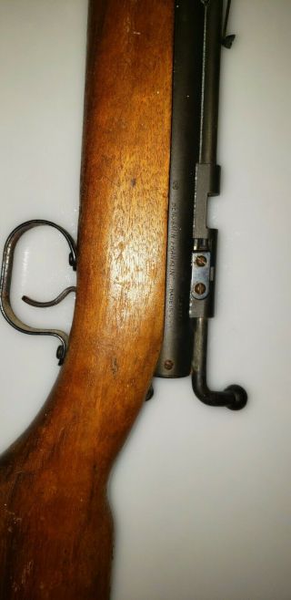 Vintage BENJAMIN FRANKLIN Air Rifle 177 Cal Pellets Model 347 Walnut Stock 3