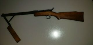 Vintage BENJAMIN FRANKLIN Air Rifle 177 Cal Pellets Model 347 Walnut Stock 7