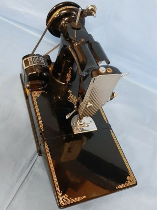 Vtg Singer Featherweight Model 221 - 1 Sewing Machine W/Case - 1951 AKO79123 5