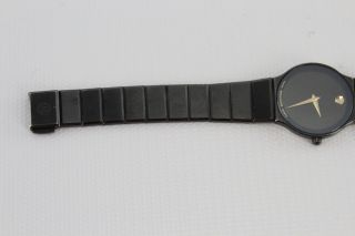 Movado Museum Black Stainless Steel Watch 84 - 40 - 881A 711939 Ladies Watch 4