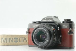 " Rare " Minolta Xd 50 Anniversary,  Md W Rokkor 35mm F/2.  8 From Japan 1033