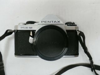 Pentax ME Vintage 35mm SLR Camera with 4 Lenses,  Flash,  and UV Filters 2