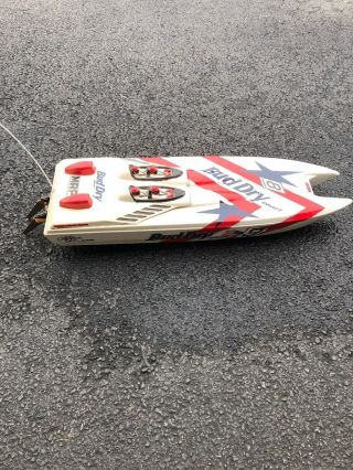 Vintage Mrp Bud Dry Draft,  " Offshore Skater " Electric Rc Boat 33 ",  Budweiser