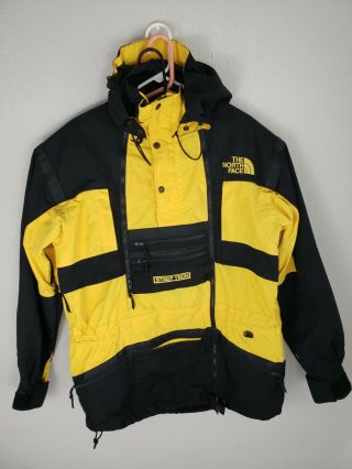 Vintage 90s The North Face Steep Tech Yellow Black Men 