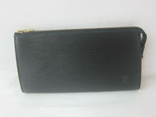 Auth Vintage Louis Vuitton Epi Pochette Accessoris Pouch Bag (no Strap).