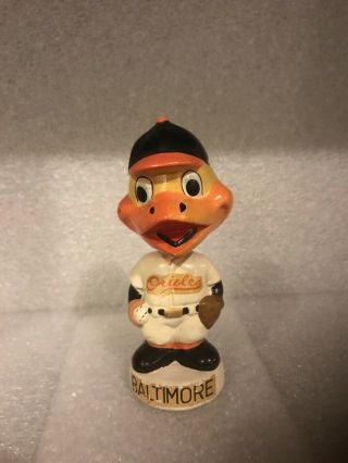 Vintage 1960s Baltimore Orioles Mini Nodder Bobblehead Baseball Mlb
