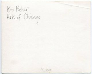 Vintage DW 4x5 KRIS OF CHICAGO Chuck Renslow KIP BEHAR AT HOME Yawn & Stretch 2