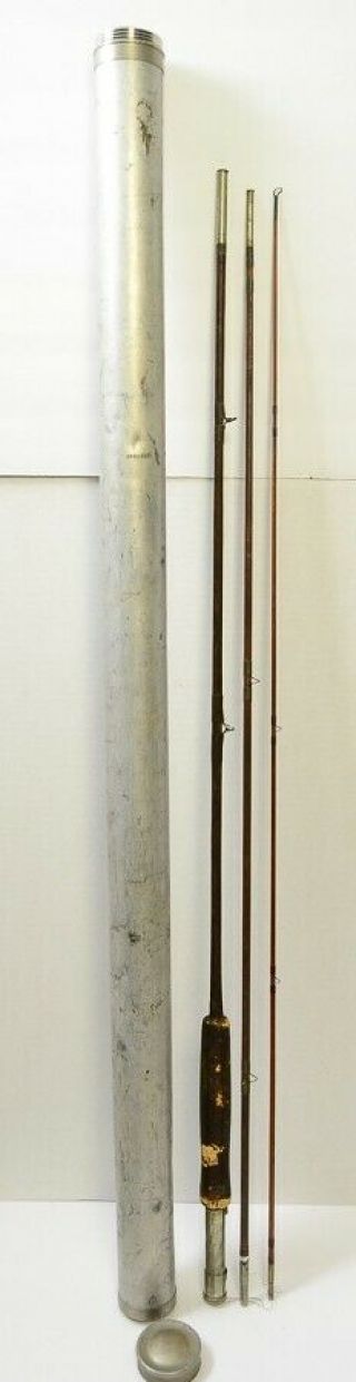 Wright & Mcgill Bamboo Fly Rod Incomplete Damage Unknown Model Vtg