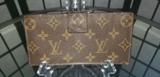 Rare Vintage Louis Vuitton Kiss Lock Bi - Fold Wallet Saks Fifth Ave Neiman Marcus