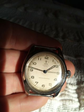 Rolex Tudor Mens Watch Vintage Oyster Royal For Repair