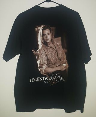 Rare 1994 Legends Of The Fall Brad Pitt Official Movie Promo T - Shirt Size Large