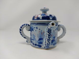 Delftware Posset Pot By Michelle Erickson For Colonial Williamsburg Foundation.