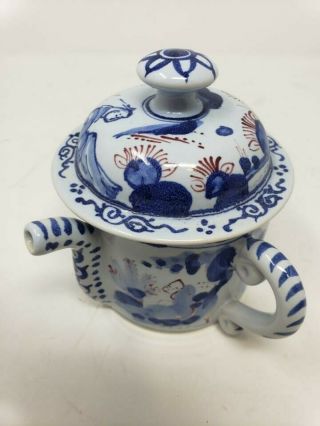 Delftware Posset Pot by Michelle Erickson for Colonial Williamsburg Foundation. 4