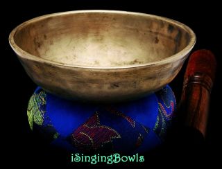Antique Tibetan Singing Bowl: Lwtl 5 3/4 ",  Circa 18th Century,  F4 & B5.  Video