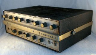 Vintage 1960s Farfisa 80 Amplifier Transicord Compact Duo Organ Guitar Repair