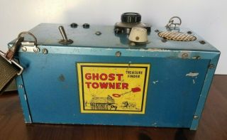 Vintage White ' s Electronics Ghost Towner Treasure Finder Metal Detector Rare 4