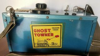 Vintage White ' s Electronics Ghost Towner Treasure Finder Metal Detector Rare 7