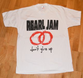1992 Pearl Jam Vtg Grunge Rock Concert Tour T - Shirt (l/xl) 1990 